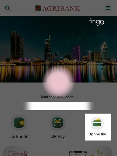 Đăng nhập thông tin vào app Mobile Banking Agribank