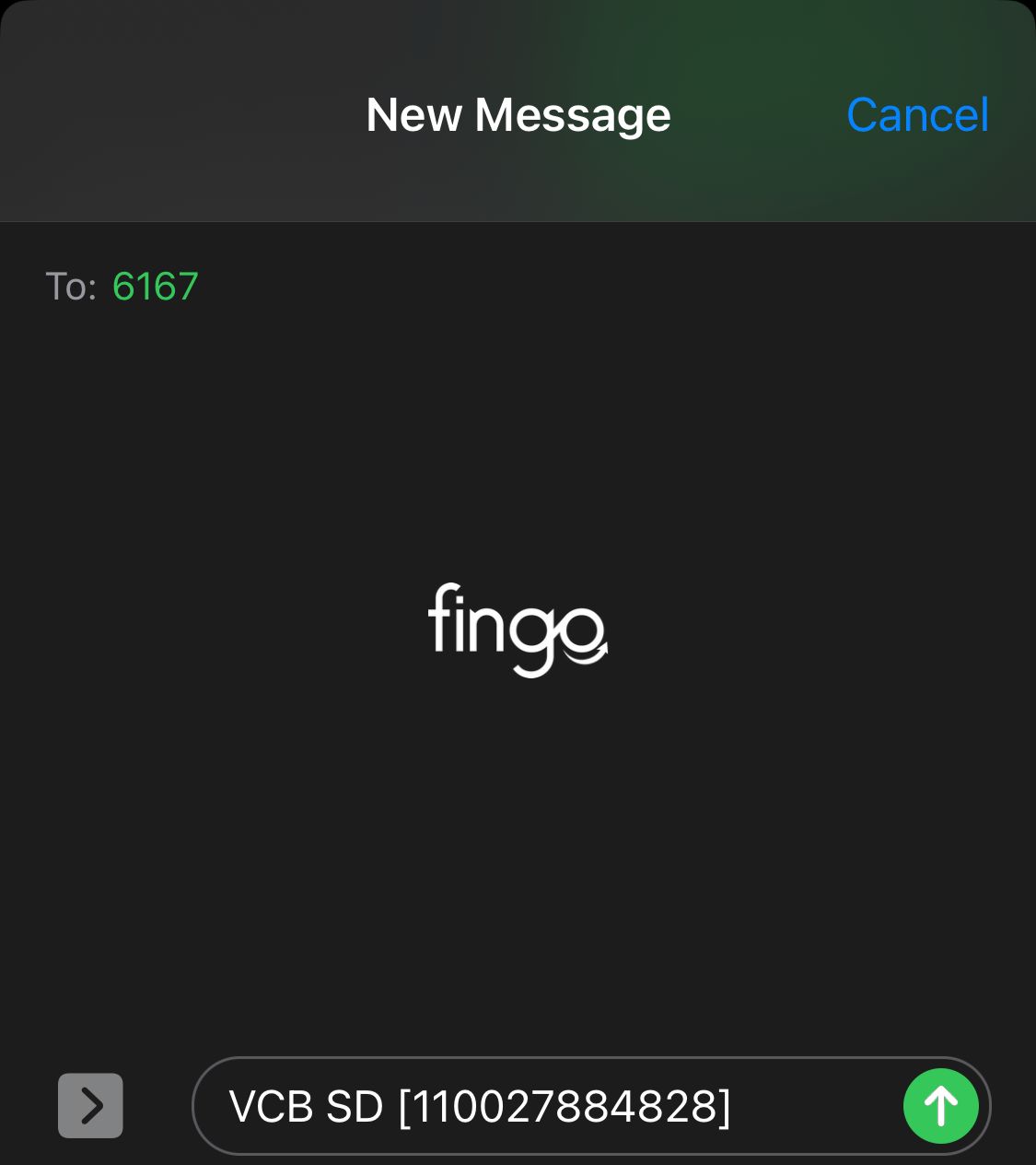 Kiểm tra số dư tài khoản Vietcombank SMS 2