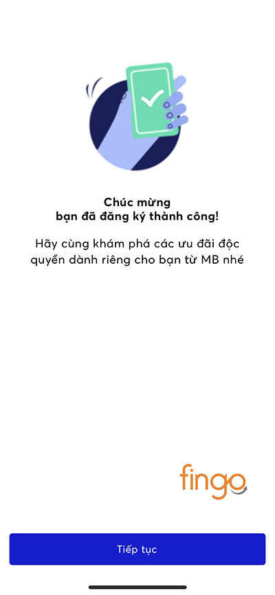 Mở tài khoản MB Bank online thành công