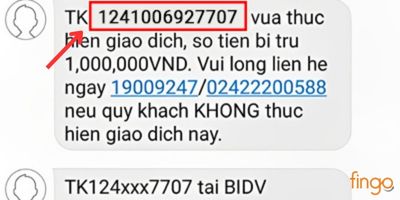 Tra cứu qua SMS Banking.