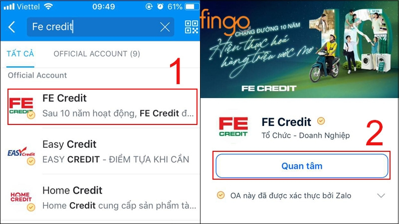 Cách kiểm tra hợp đồng qua Zalo