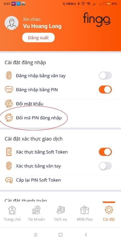 Cách kích hoạt thẻ MSB qua app MSB