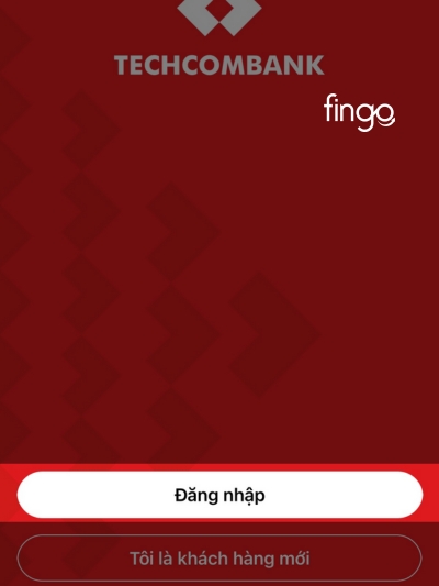Nhấn vào mục đăng nhập