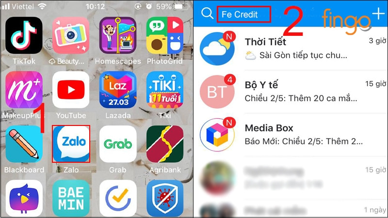 Cách kiểm tra hợp đồng  qua Zalo