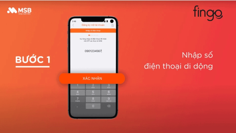Nhập số điện thoại di động