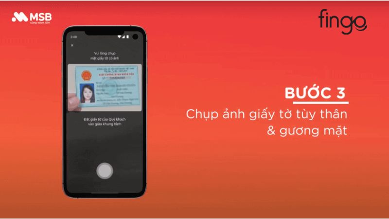 Chụp ảnh giấy tờ tùy thân và gương mặt