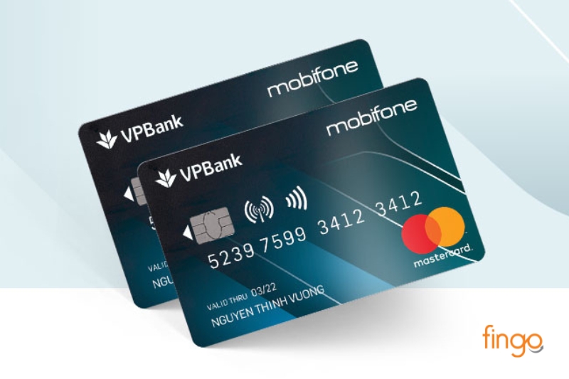 Thẻ tín dụng đồng thương hiệu MobiFone-VPBank Titanium với màu sắc sang trọng
