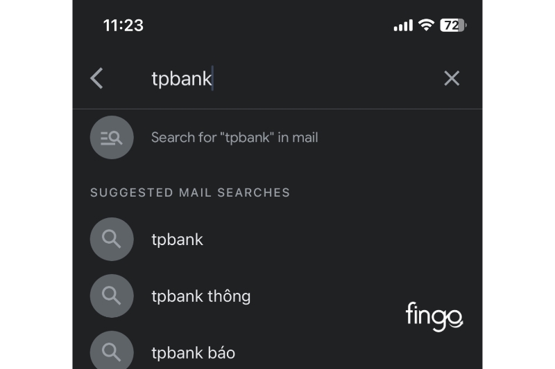 Cách lấy tại tên đăng nhâp TPBank qua email.