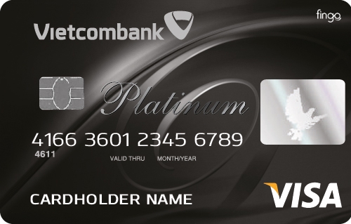 Thẻ tín dụng quốc tế Vietcombank Visa Platinum