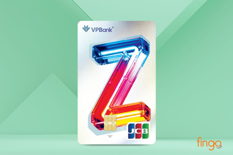 Thẻ tín dụng VPBank Z JCB với thiết kế trẻ trung, thời thượng