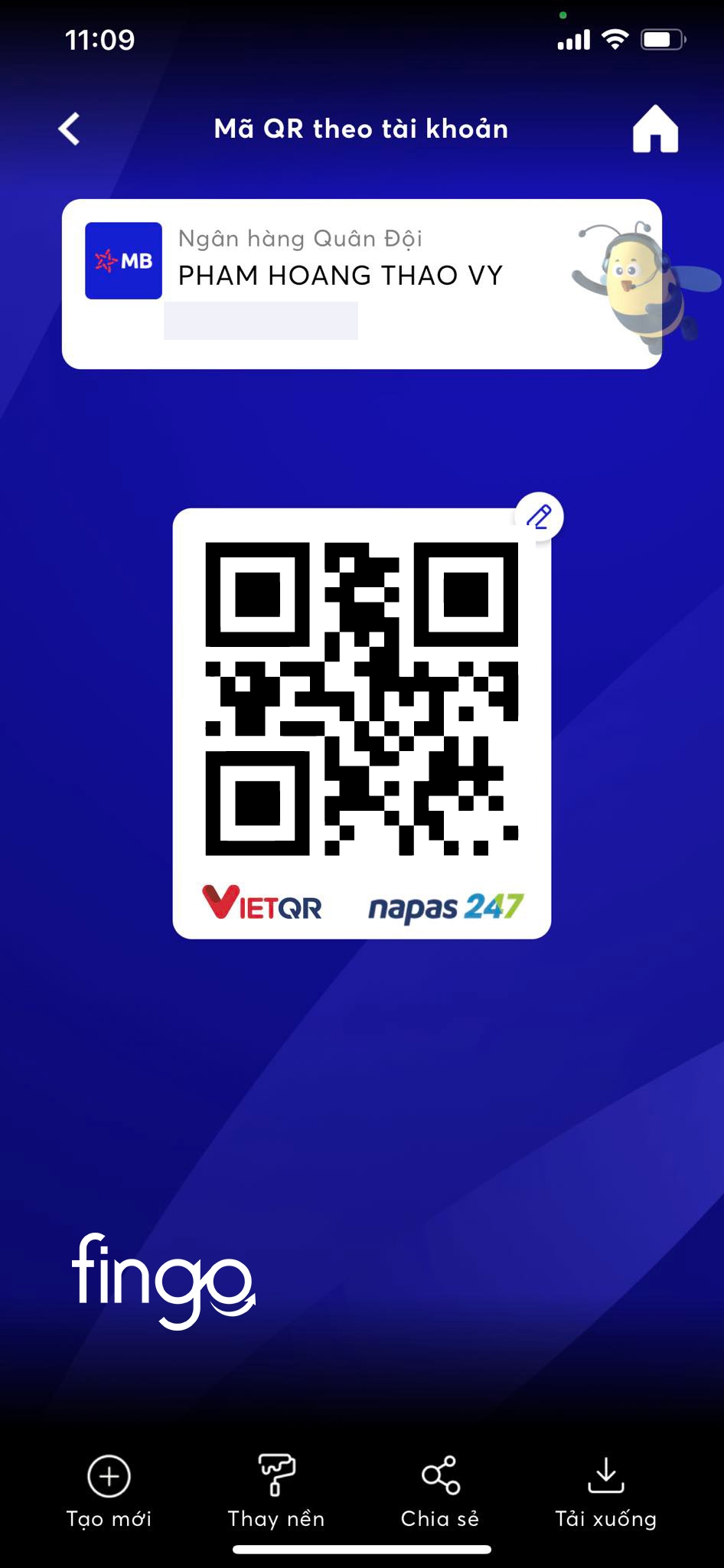 Mã QR của bạn hiển thị tại đây
