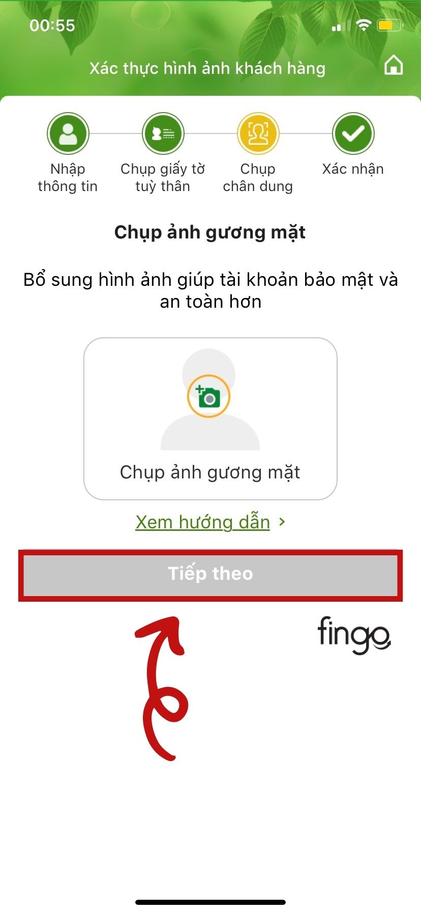 Bước 8: Chụp ảnh gương mặt của bạn.