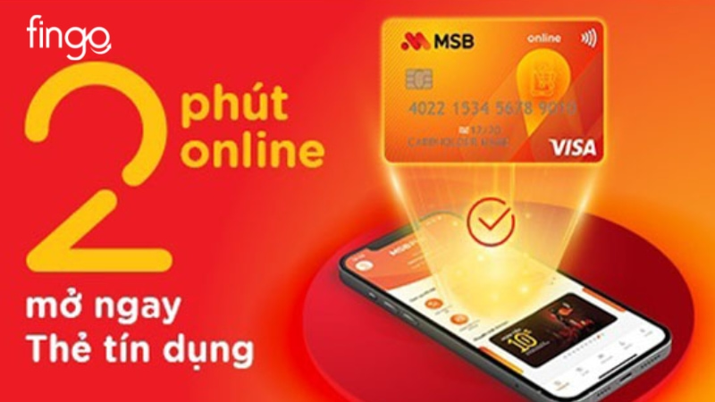 Mở thẻ MSB online nhanh chóng