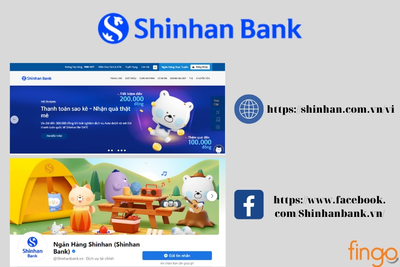 Các kênh hỗ trợ khác ngoài số tổng đài Shinhan tại ngân hàng Shinhan