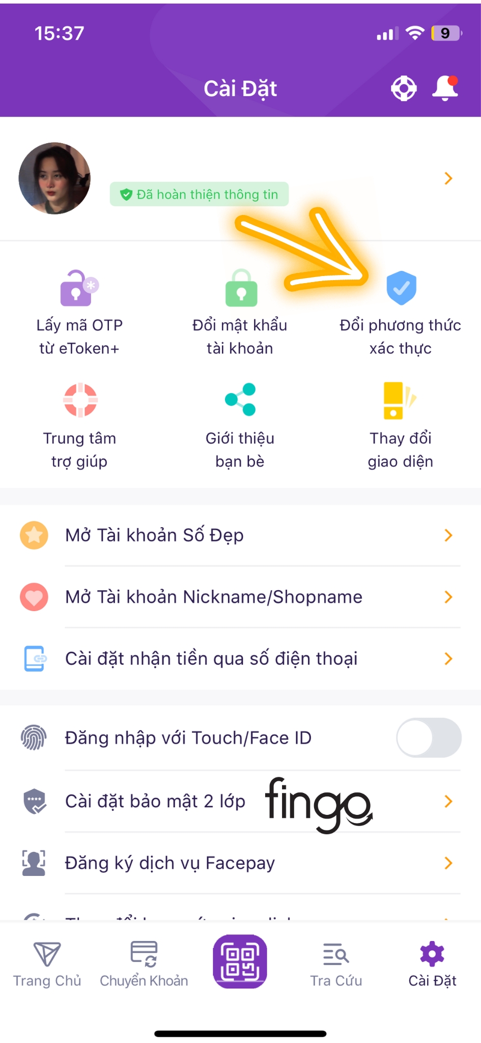 eToken TPBank bước 2