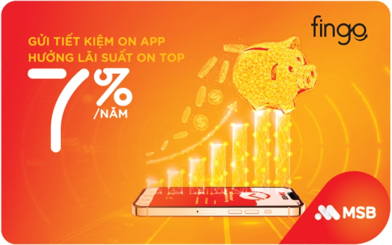Gửi tiết kiệm online MSB- Gói lãi suất cao