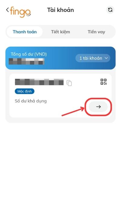 Chọn biểu tượng mũi tên.