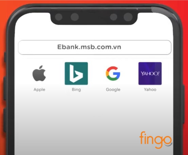Đăng ký internet banking qua website