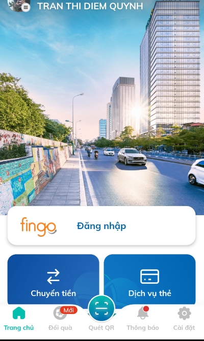 Đăng nhập ứng dụng SmartBanking BIDV.