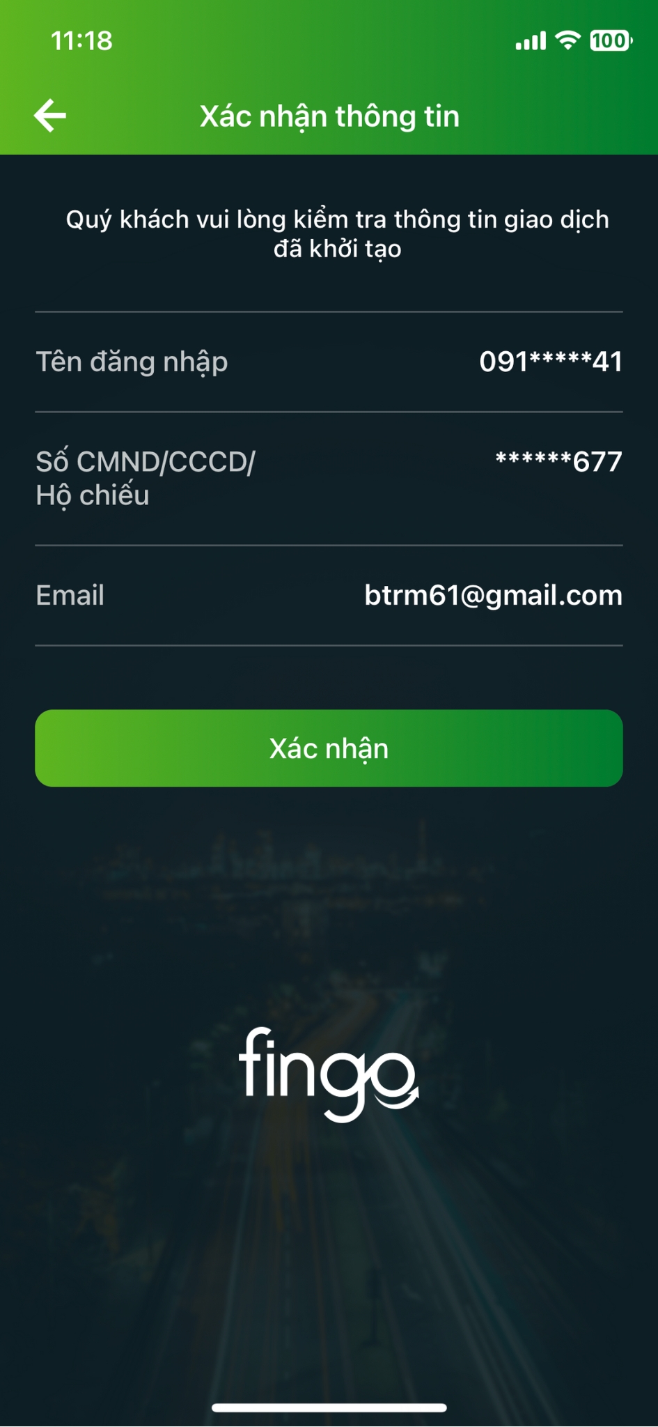 Mật khẩu mặc định Vietcombank là gì bước 3