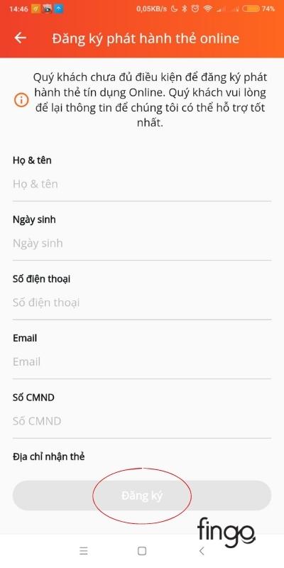 Hướng dẫn mở thẻ MSB online