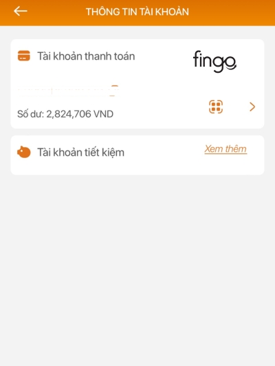 Số dư khả dụng cũng bao gồm số dư tối thiểu Agribank