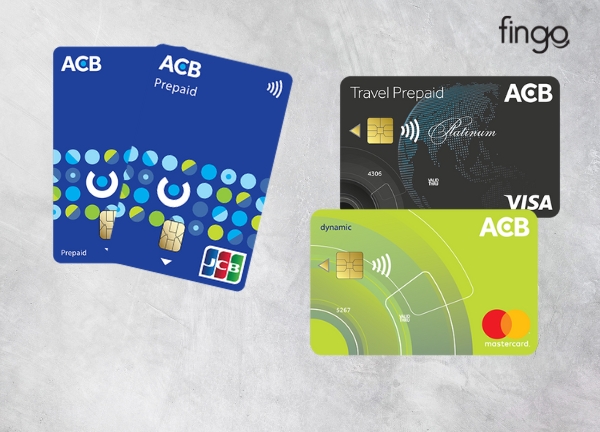 Các loại thẻ trả trước ACB