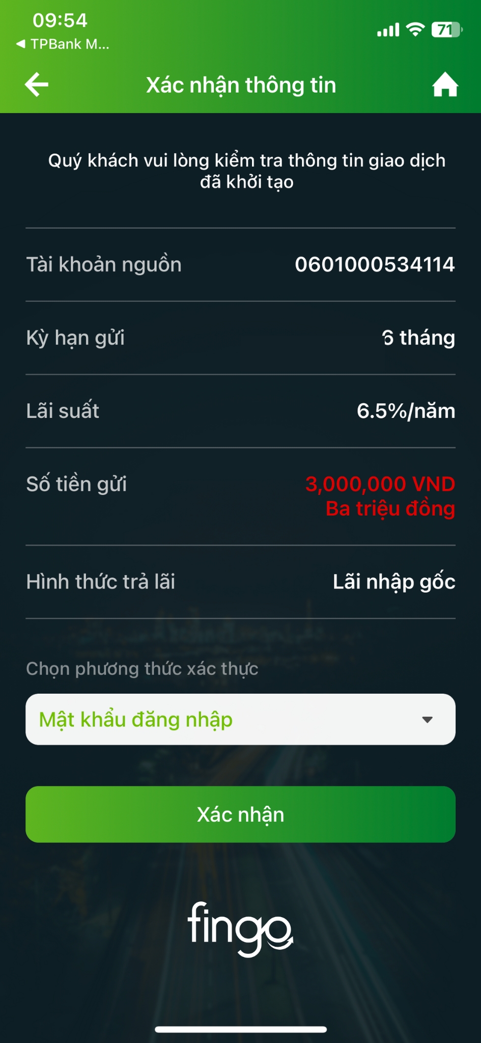 Tiết kiệm linh hoạt Vietcombank bước 4