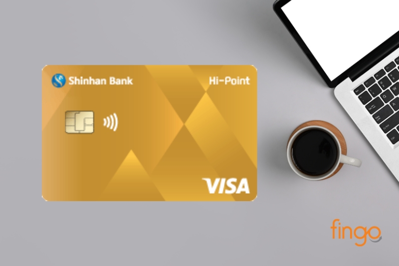 Thẻ tín dụng quốc tế Shinhan Visa Hi-Point Gold