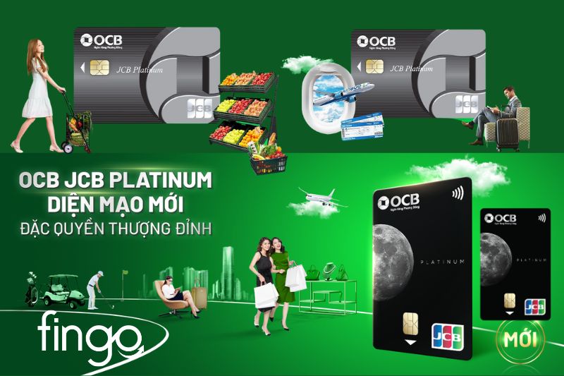 Thẻ tín dụng quốc tế OCB JCB Platinum.