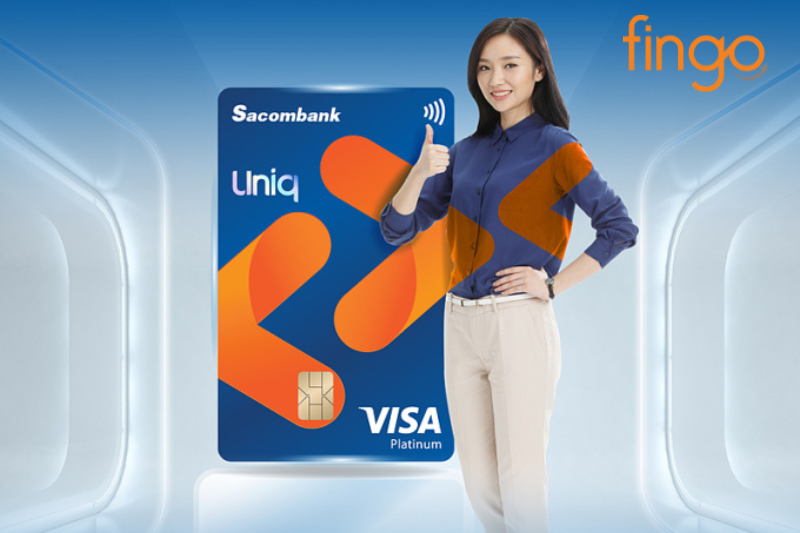 Thẻ tín dụng Sacombank Visa UNIQ Platinum