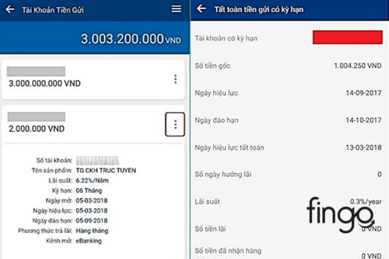 Hỗ trợ mở và tất toán tiền gửi tiết kiệm trực tuyến
