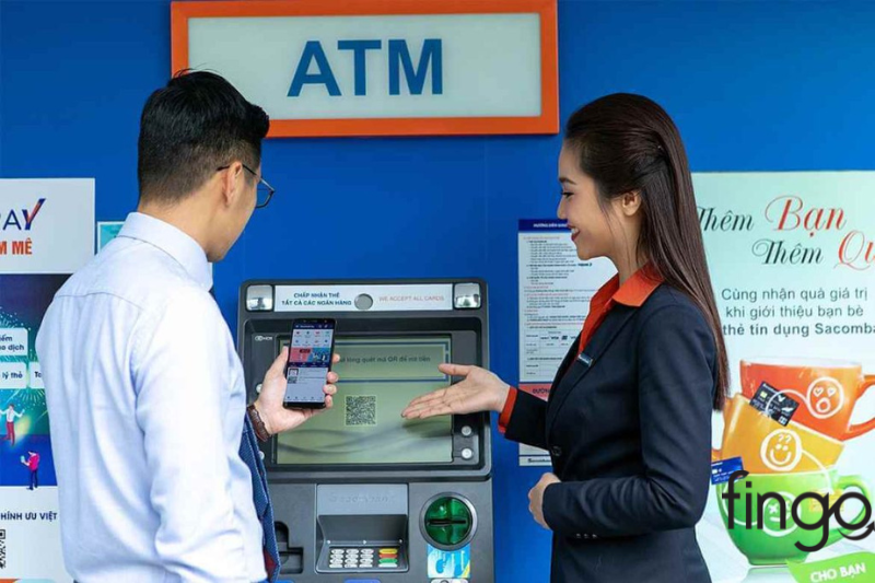 Rút tiền nhanh chóng bằng mã QR