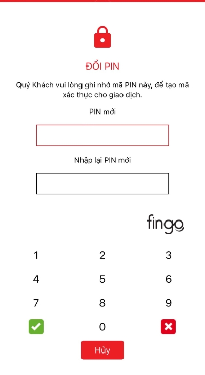 Nhập mã PIN 