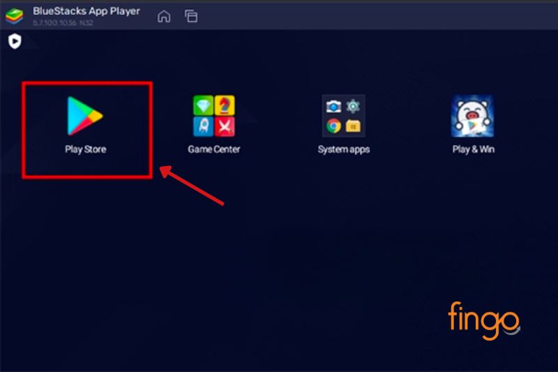 Bấm vào "Play Store"