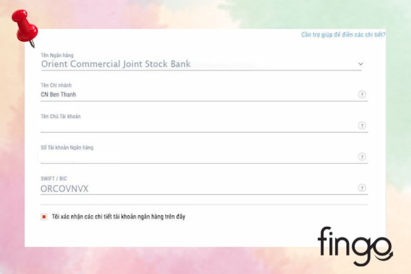 Hướng dẫn cách giao dịch bằng Swift Code OCB.