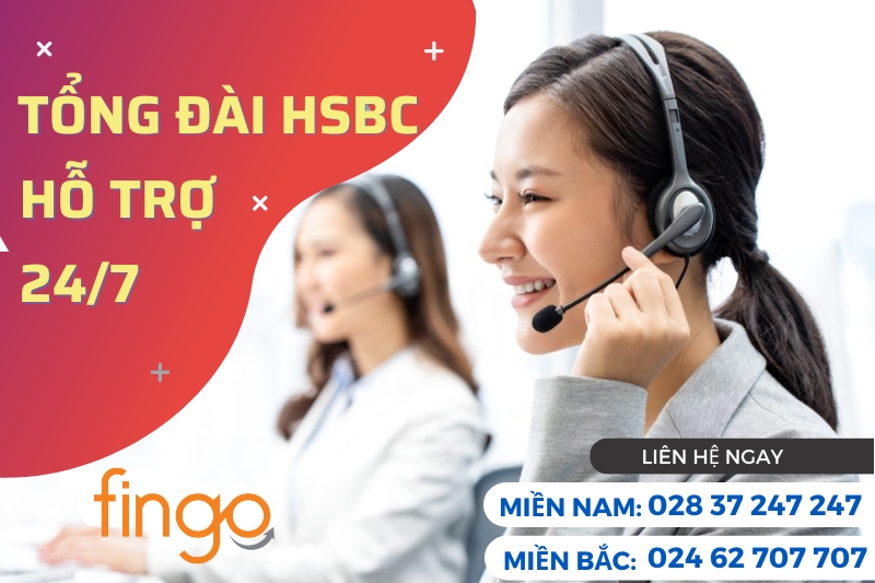 Gọi đến số hotline của ngân hàng HSBC