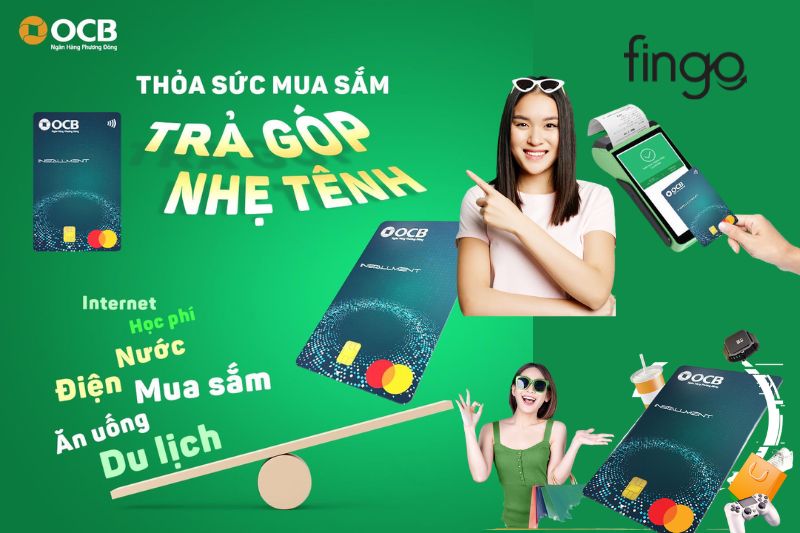 Thẻ tín dụng quốc tế OCB Installment Mastercard Platinum.