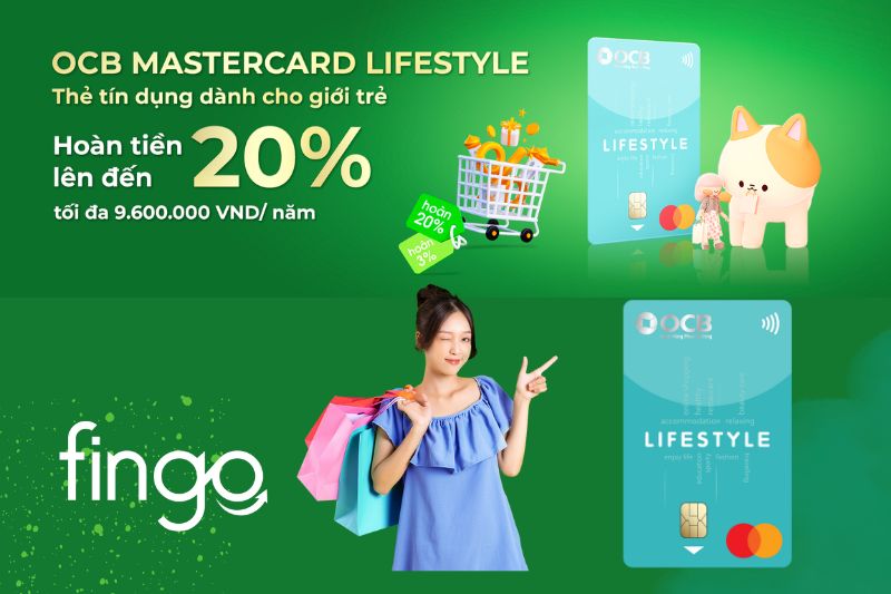 Thẻ tín dụng quốc tế OCB MasterCard Lifestyle.