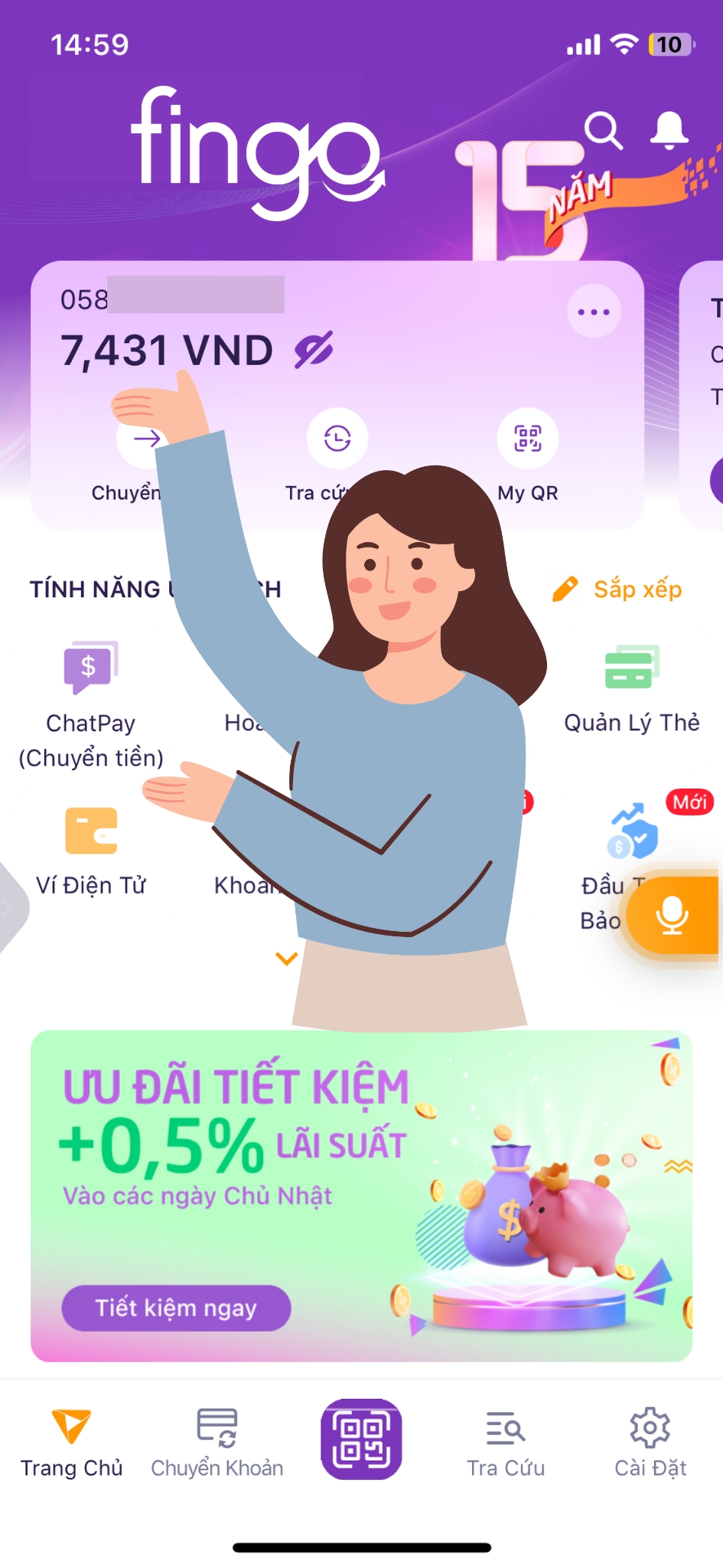 Số dư tối thiểu TPBank