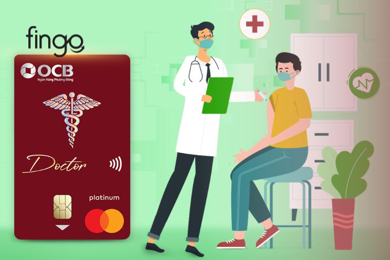 Thẻ tín dụng quốc tế OCB MasterCard Doctor Platinum.