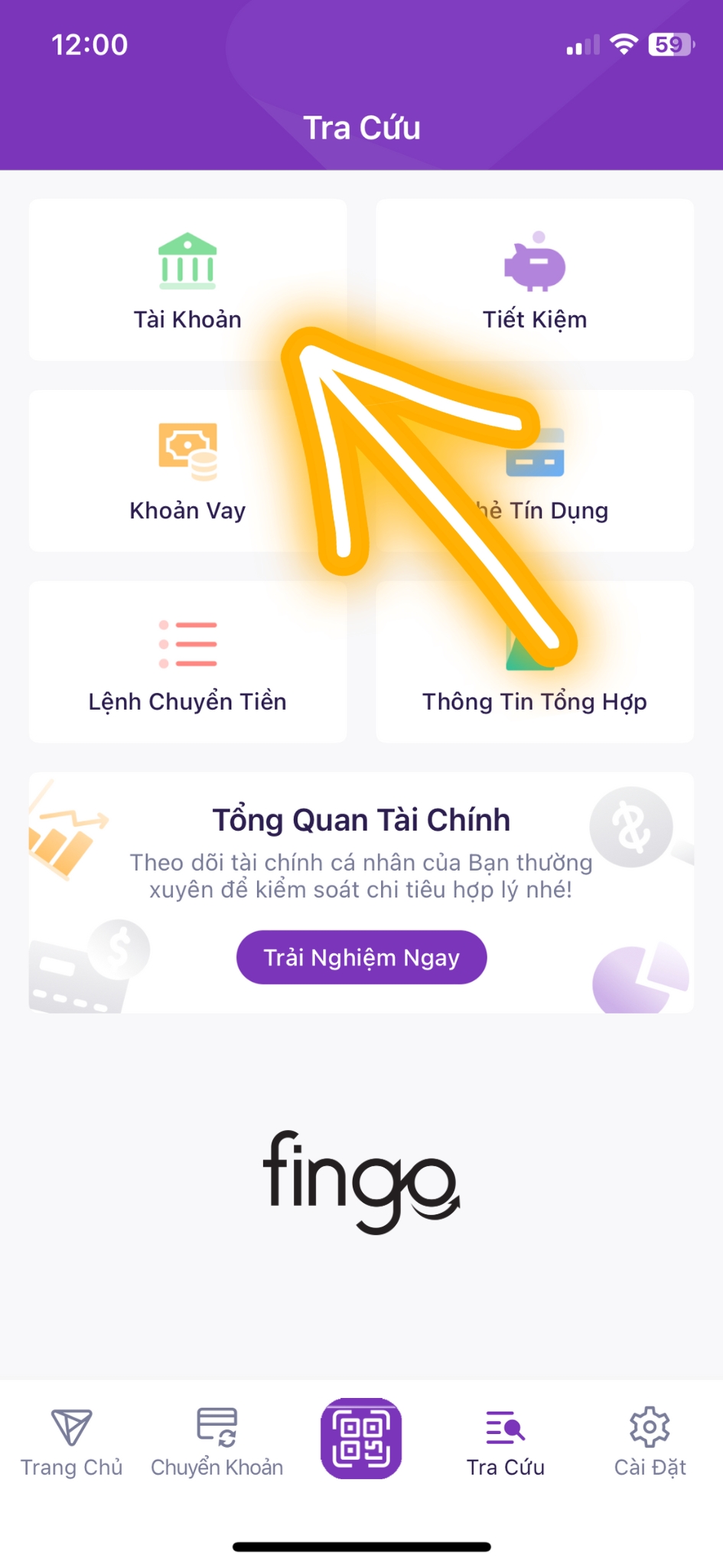 Tra cứu chi nhánh ngân hàng TPBank bước 2