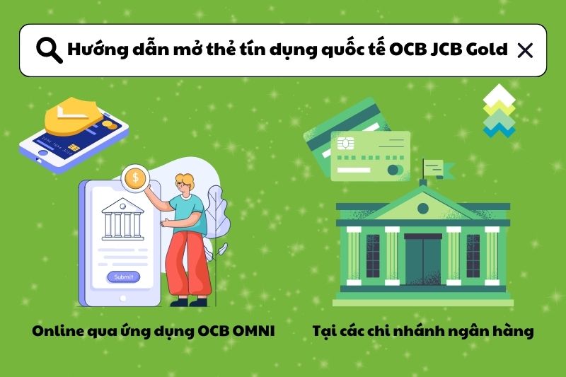Hướng dẫn mở thẻ tín dụng quốc tế OCB JCB Gold.