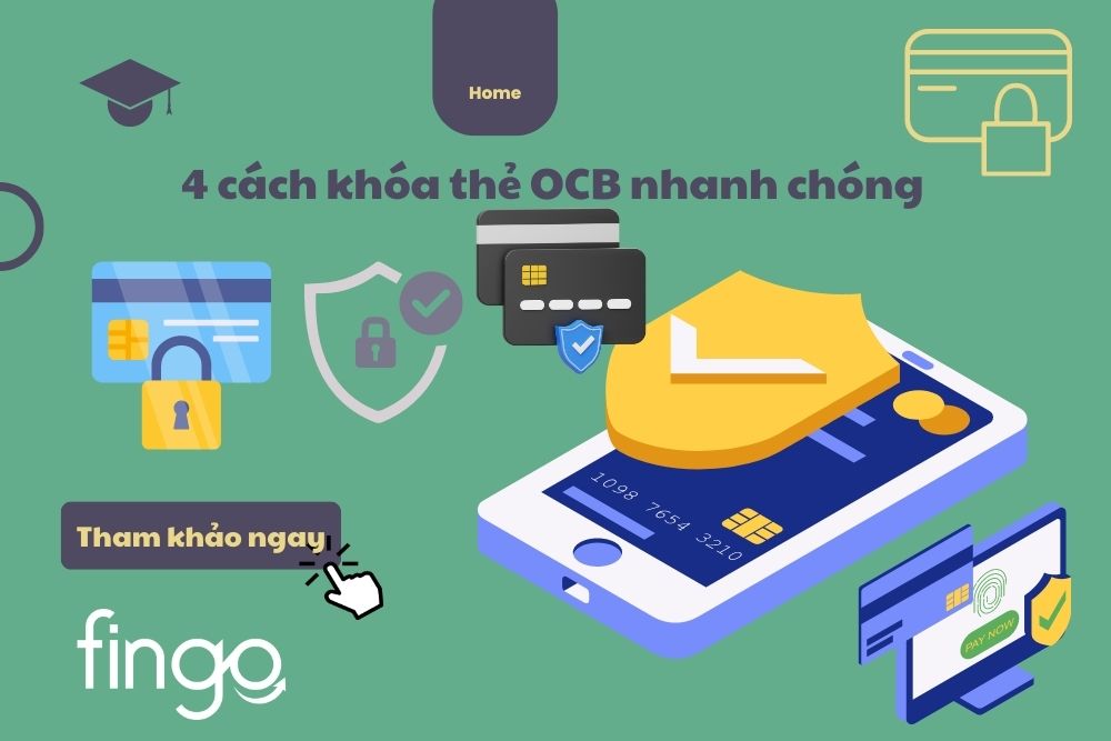 4 cách khóa thẻ OCB nhanh chóng