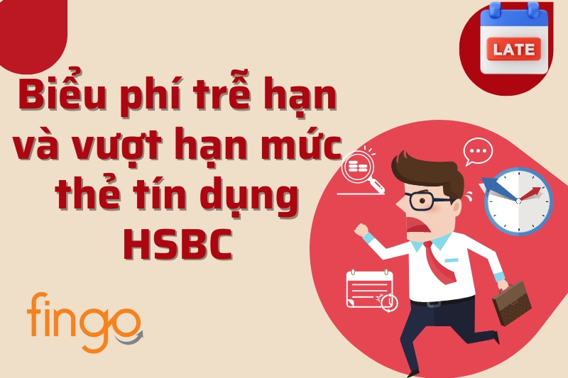 Biểu phí trễ hạn và vượt hạn mức thẻ tín dụng HSBC