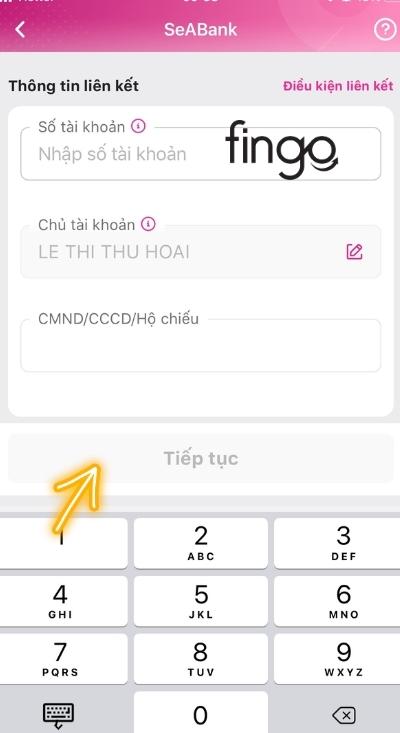 Nhập thông tin cá nhân để đăng ký 