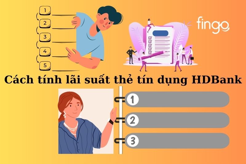 Cách tính lãi suất thẻ tín dụng HDBank