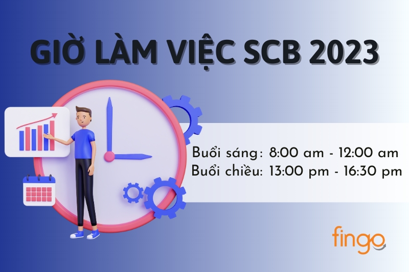 Giờ làm việc SCB 2023