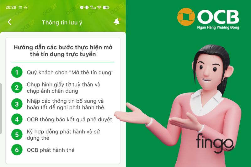 Hướng dẫn làm thẻ tín dụng quốc tế OCB MasterCard Doctor Platinum.
