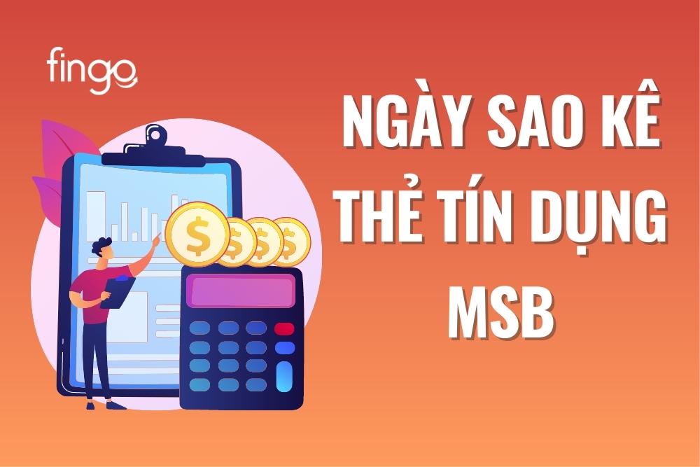 Cách xem ngày sao kê thẻ tín dụng MSB online